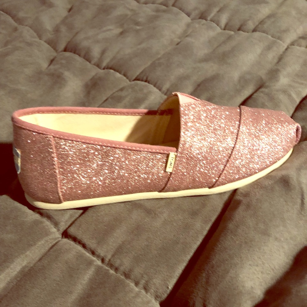Sparkle Pink TOMS